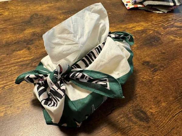 「タンスに眠ってた」「マジで使わない」　薄手のハンカチの思わぬ活用法