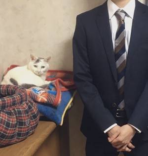 成人式の日、家で写真を撮った弟　隣を見ると…「最高！」「こういうの大好き」