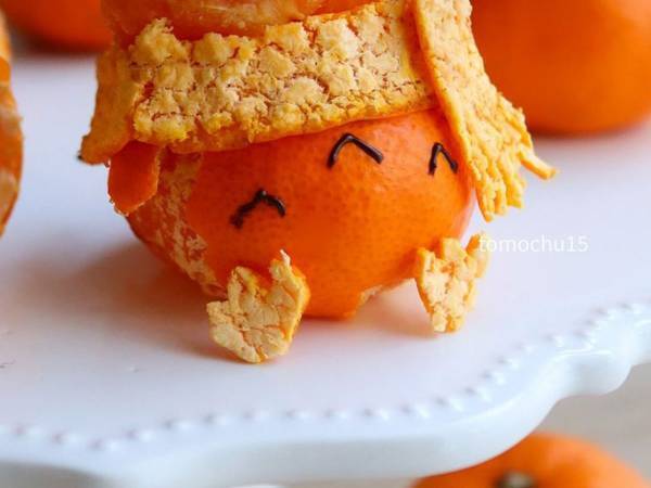 「食材に命を吹き込む天才」　ミカンで作った『人気キャラ』に反響！