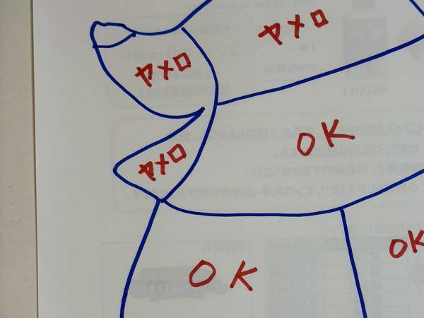 飼い主が『愛犬のお触り一覧表』作成　結果に「物騒」「OK部位の少なさに泣く」