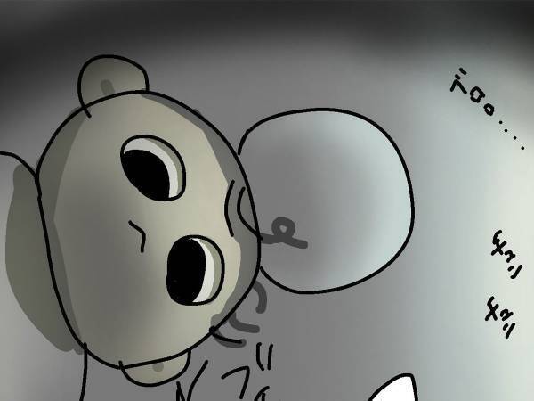 痛みで目が覚めた母親　忠実に再現されたイラストに「ヒィィ…！」「デジャヴかな？」