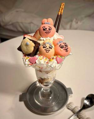 バレンタインの残り物で作った『夜パフェ』が話題　「最高にかわいい」「行列ができそう」