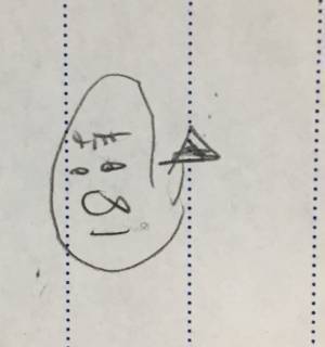 描かれた『謎のおじさん』の正体に爆笑！　「ある意味奇跡」「絶妙なバランス」