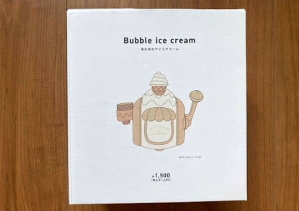 スリーコインズの『あわあわアイスクリーム』のパッケージの写真