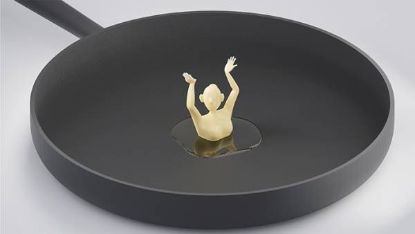 「溶けるまで見守りそう」　バターの新発想に『１８万いいね』