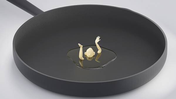 「溶けるまで見守りそう」　バターの新発想に『１８万いいね』