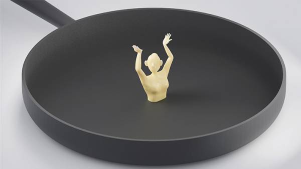 「溶けるまで見守りそう」　バターの新発想に『１８万いいね』