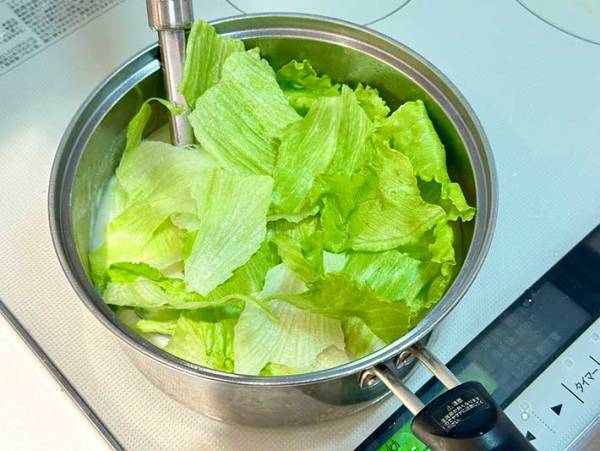 春を感じるクリームシチュー　レタスを入れると？　「絶対ヤバい」「明日作る」