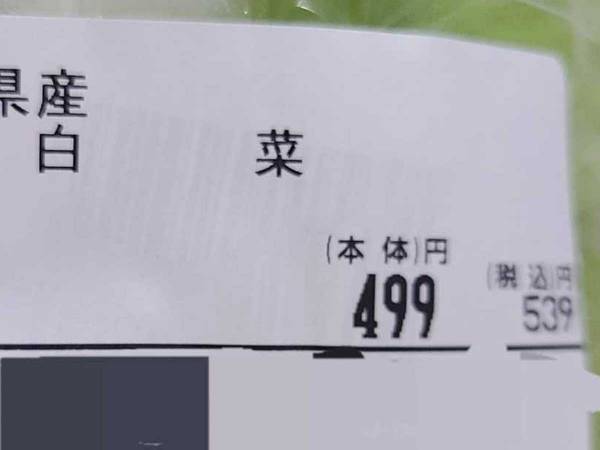 夫が買ってきた白菜にツッコミの嵐！　「違う、そうじゃない」「こんなん罠だろ」