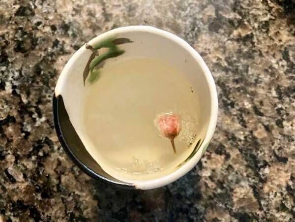 桜茶の写真
