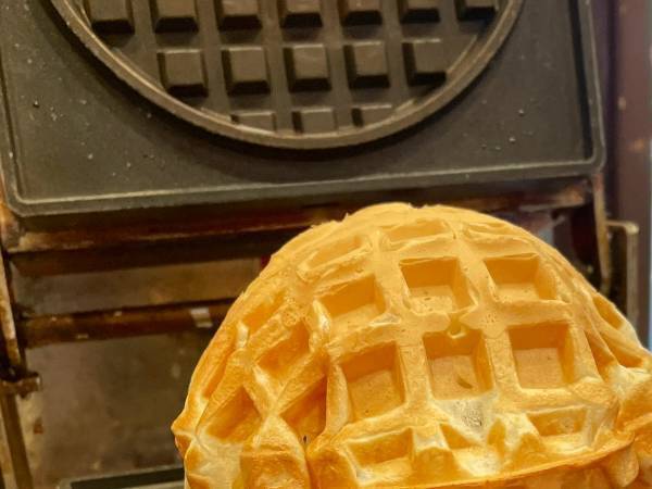 「間違いなく僕はワッフルを作りました…」　結果に「は？」「五度見した」