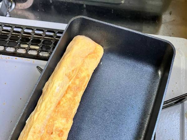 もしも卵焼き器をこう使ったら…　「一本取られた」「お見事」