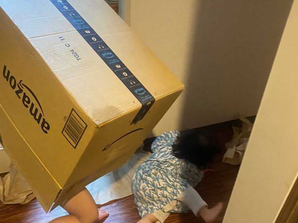 ４歳と１歳がいる日常　母親が撮った１枚に「笑った」「すべてが伝わる」