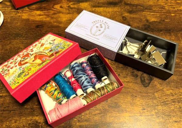 バレンタインにもらったチョコ　箱が超かわいくて捨てられないので…？