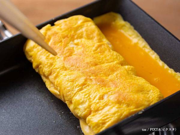 ボリューム満点な卵焼き『アレ』を加えると？　「ガッツリ」「満足感すごい」