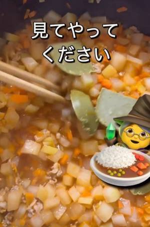 家族全員大満足！　大根が主役の絶品カレーに「おいしそう」「今度作ってみる」