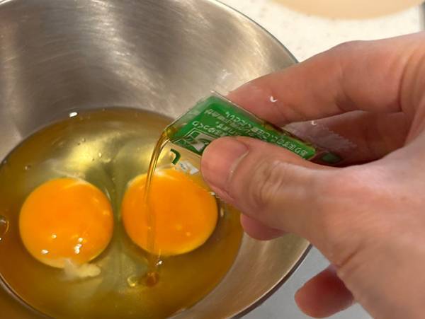 納豆のたれが余っていませんか…？　卵焼きに入れるだけで高級感を演出！