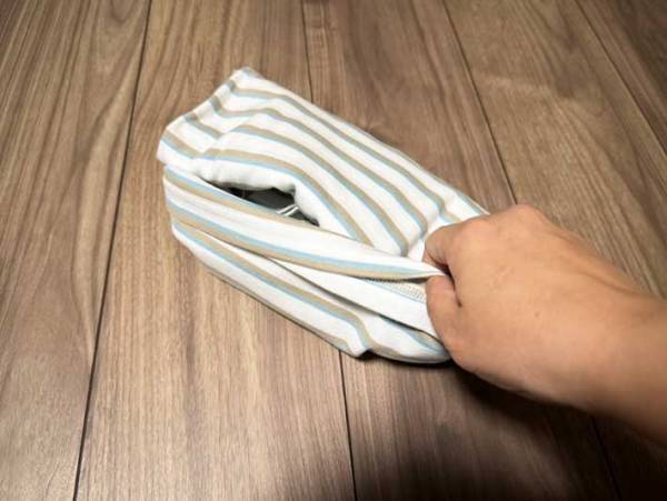 驚きのTシャツパッキング術　畳み方に「シワになりにくい」「次からこうする」