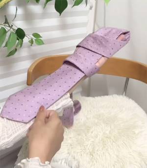 ネクタイを結ぶ時短術　これで朝はゆっくりできるかも？