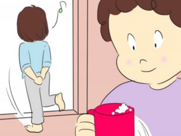 食器洗いを手伝う娘　母親が洗い残しを見つけると？　「オチが秀逸すぎる」「絶妙にクスッとした」