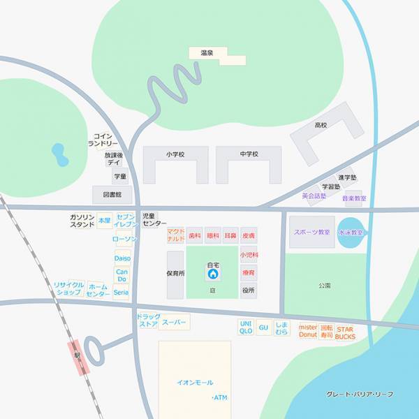 「絶対住みたい」　理想の条件をすべて入れた地図が話題