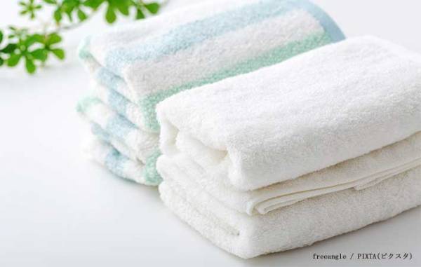 タオルの繊維が顔にくっつく…　思わぬ原因に「気を付けたい！」