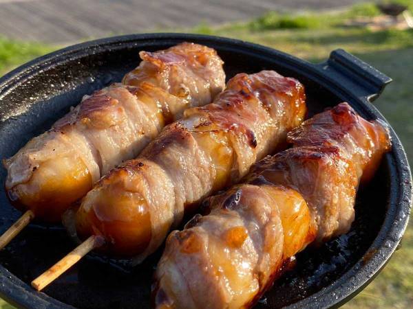 豚バラ肉をアレに巻いたら？　意外な結果に「初めて知った」「マジでおすすめ」