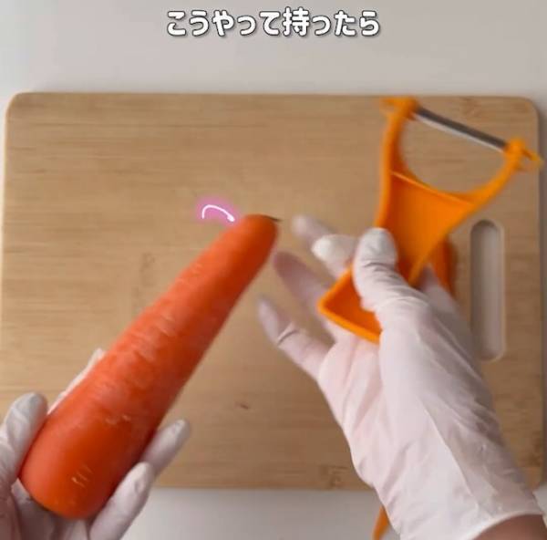 そのピーラー、逆手で持ってみて　メリットに「今日からコレ」「目から鱗」