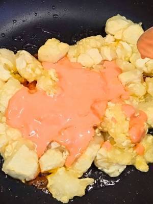 豆腐であの料理を再現　手順に「自分もできそう」「ビビッた」