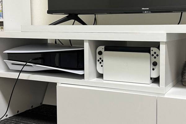 「まさに三種の神器」「私も欲しい」　PS5やSwitchに並び、テレビ下に収納されていたのは…？
