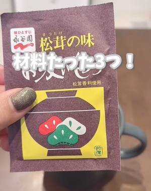 お吸い物の素をマグカップに入れて…　レンチン後の姿に「天才だわ」「早速試す」