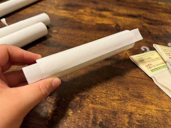 頑丈なラップの芯は『アレ』になる！　簡単リメイクに「キュン」「使いやすい」