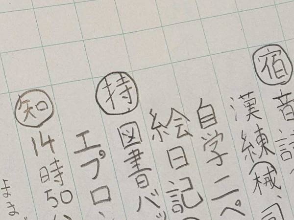 娘の連絡帳にサインしようとしたら…　ハッと気付いた最後のひと言に母、ウルッ