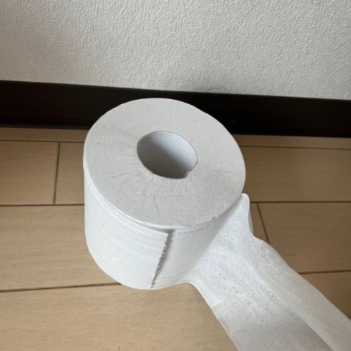 トイレットペーパーのミシン目がズレたら…　直し方に「意外と簡単じゃん」