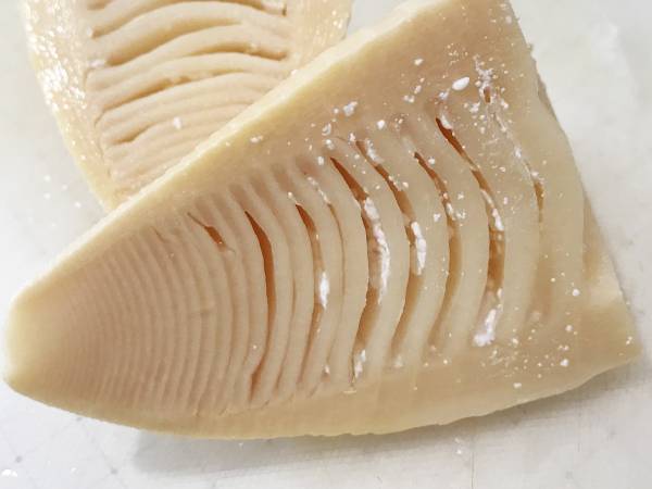 捨てないで！　タケノコの断面に白いカビ？　企業の回答に「なるほど」