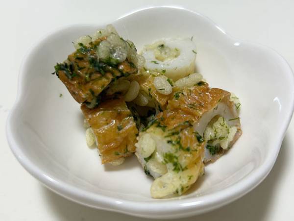 ちくわを輪切りにして…　アレと混ぜたら「子供がずっと食べてる！」