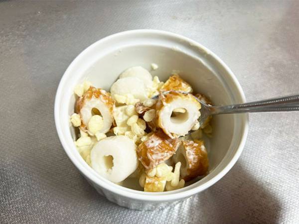 ちくわを輪切りにして…　アレと混ぜたら「子供がずっと食べてる！」