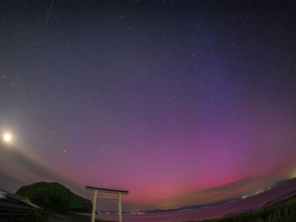 青森県で『オーロラ』が見えた　写真に「まさか…」「すごすぎる」