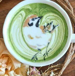 スズメを描いたアートに２万『いいね』　「さえずりが聞こえそう」「すごすぎる」