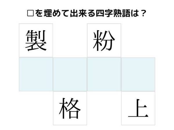 コレ分かるほうがすごい…　□を埋めて完成する四字熟語は何？【クイズ】