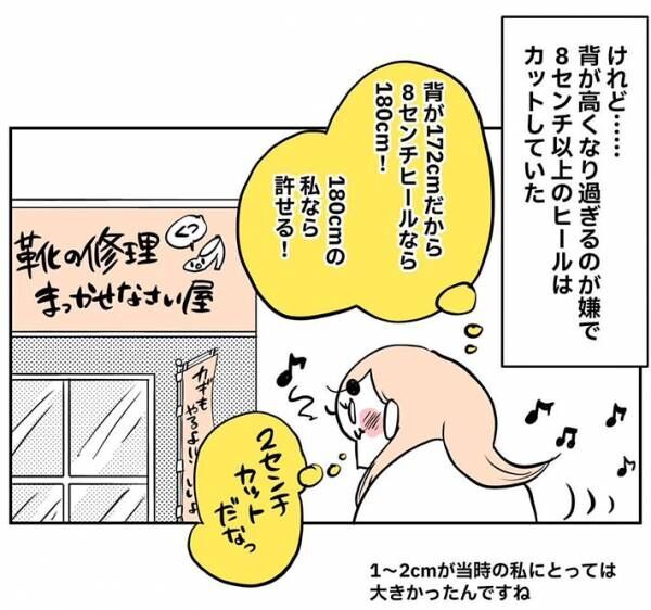 『ヒールの高い靴の話』の漫画画像