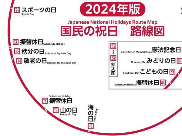 「天才かよ」　休みがくる日を路線図で表すと「６月はしんどいな」