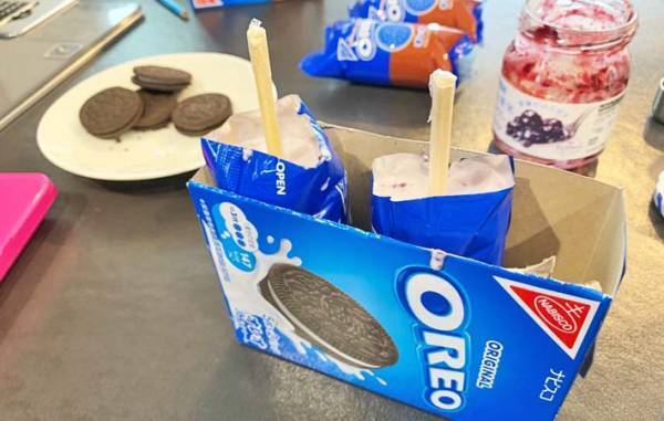 混ぜるだけで簡単！　『オレオ』の公式レシピに、息子「幸せ～」