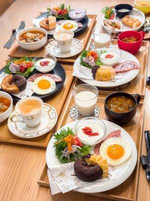 父親が作った『ワンプレート朝食』　のっていたものに「最高」「幸せすぎる」
