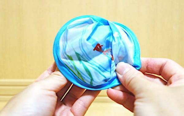 見た子供が「かわいい～」　小さなうちわ、ダイソーで探してみて！