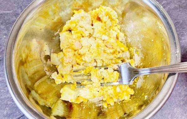 卵サンドにも！　卵のいらないたまごサラダの素が便利だった