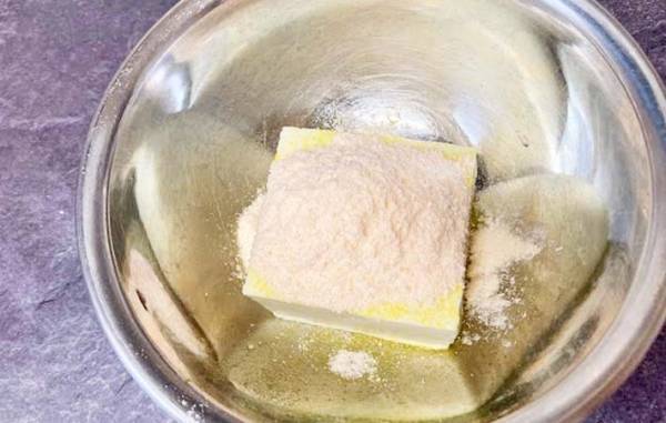 卵サンドにも！　卵のいらないたまごサラダの素が便利だった