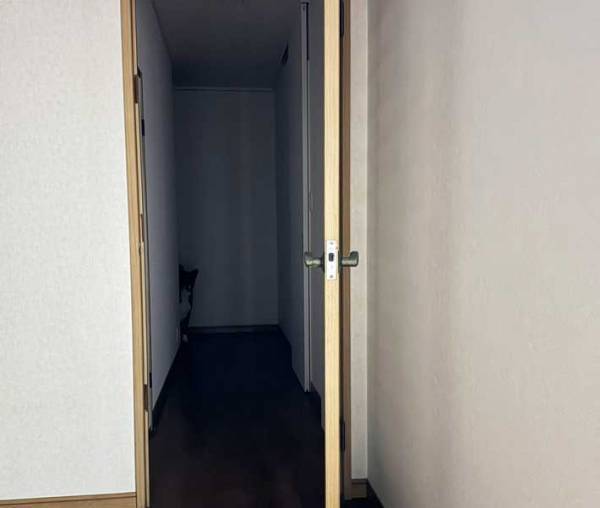 夜に肉を焼いていると？　廊下から視線が…「笑った」「気付かれた！」