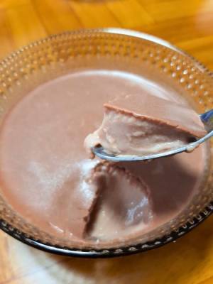 グミと牛乳をレンチンしたら？　融合後の姿に「これはまさに…」