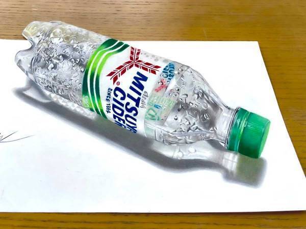 色鉛筆で描いた『三ツ矢サイダー』　批判の声が集まった理由とは？